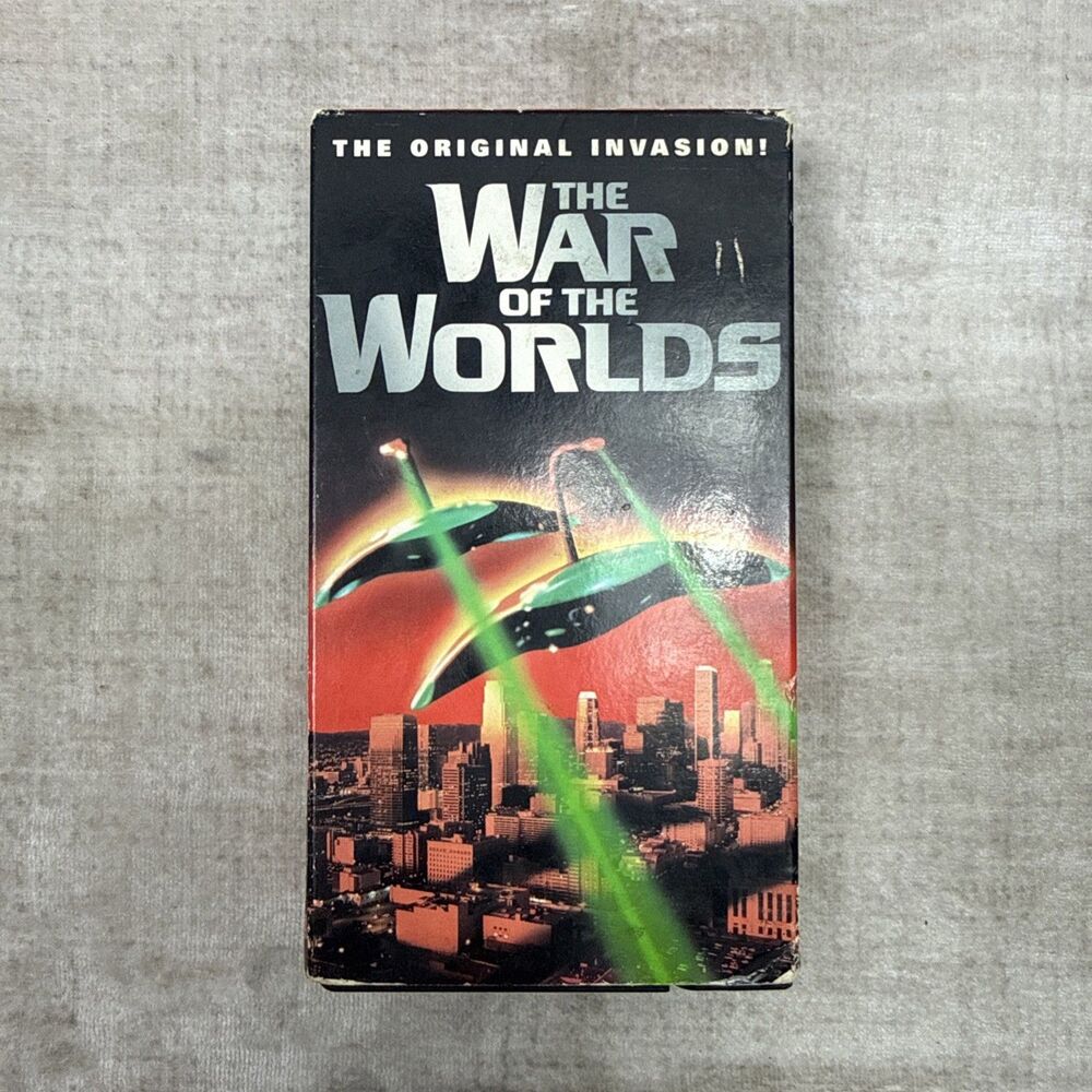 Vintage War Of The Worlds Vhs Sci-fi 1953 Movie